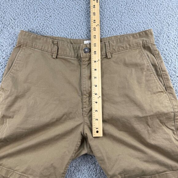 Flint and Tinder Shorts Mens 33 Tan 365 Stretch Twill Chino Short 9" Huckberry - Picture 9 of 12